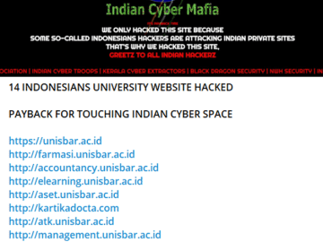 Indian Cyber Mafia targeting Indonesia