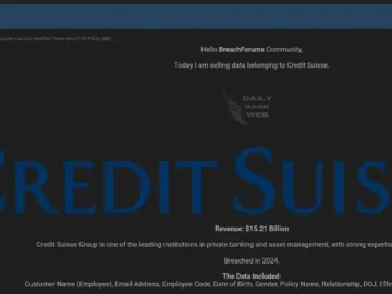 Credit Suisse Data Breach