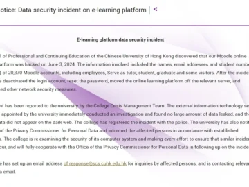 CUHK Data Breach