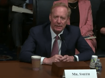 Brad Smith testifying on Microsoft security