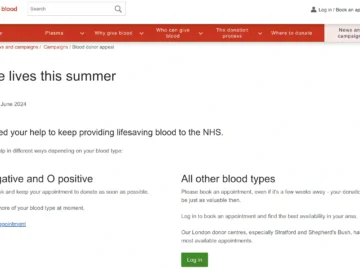 NHS Blood and Transplant (NHSBT) Ransomware Blood Donations