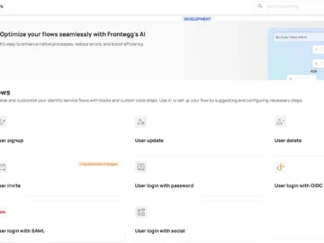 Frontegg Flows simplifies customer identity processes